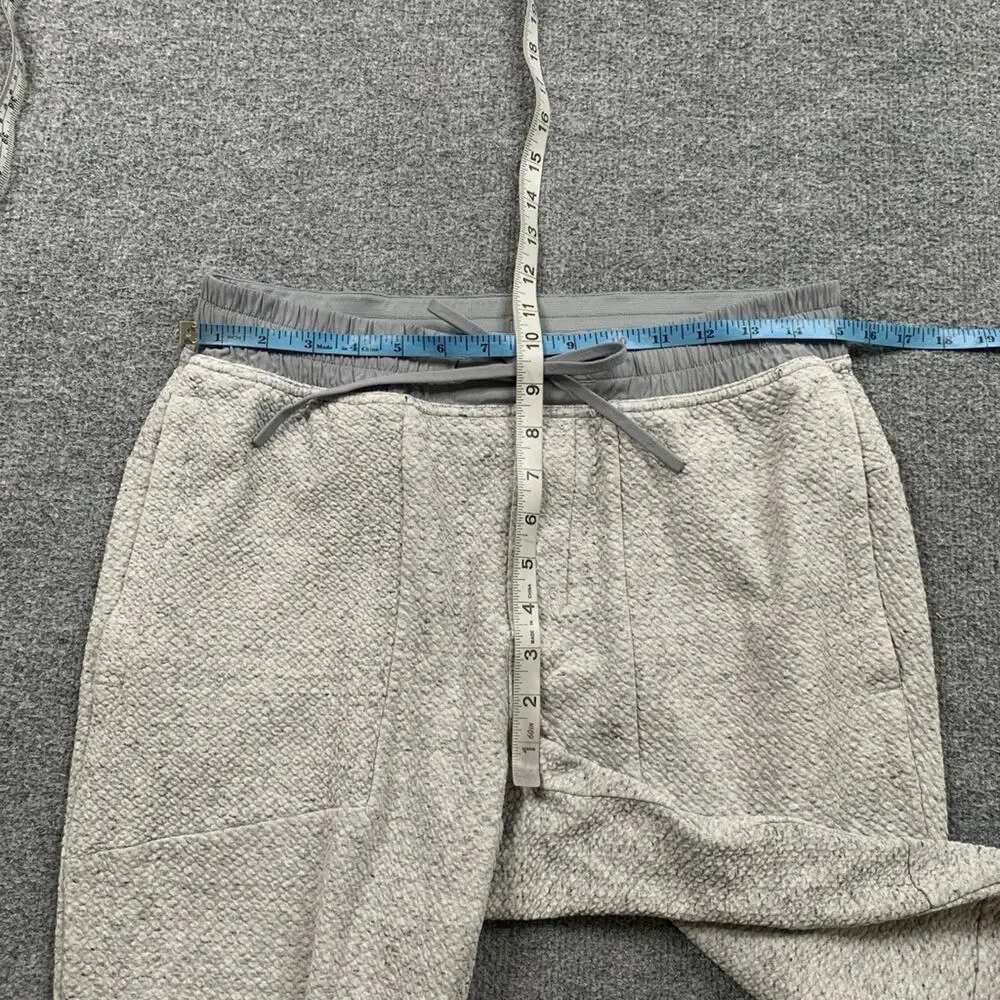 Lululemon Joggers Mens L Large Grey At Ease Heathered Workout Sweatpants *READ